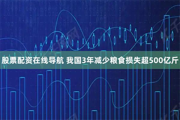 股票配资在线导航 我国3年减少粮食损失超500亿斤